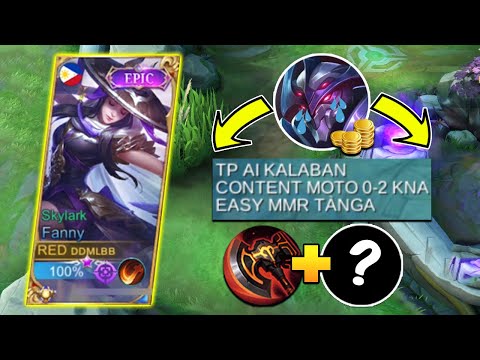 HOW TO ERASE ZHASK IN GOLD LANE | FANNY ONE SHOT BUILD | MLBB