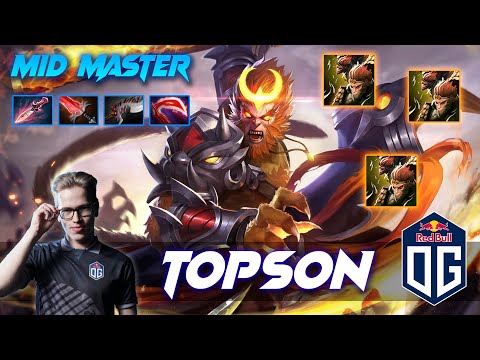 OG.Topson Monkey King - MID MASTER - Dota 2 Pro Gameplay [Watch & Learn]