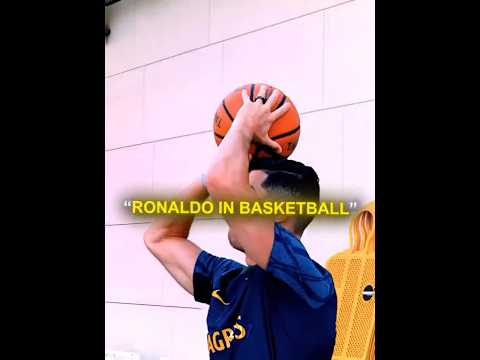 Ronaldo VS Ronaldo Jr Basketball Skills 😂🏀