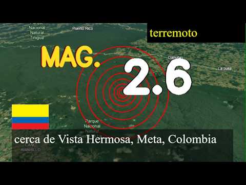 😱🚨  Terremoto cerca de Vista Hermosa, Meta, Colombia actualizaciones en vivo hoy: Terremoto de magni
