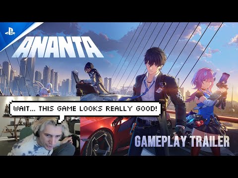 xQc Reacts to Ananta - Gameplay Trailer
