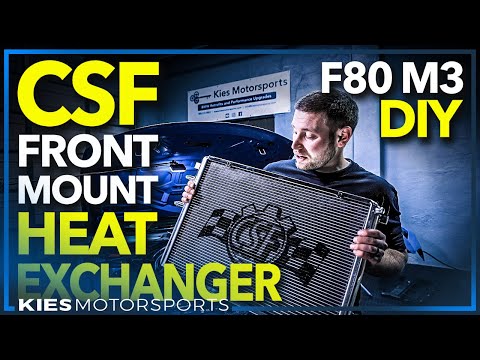 How to Install a CSF Front Mount Heat Exchanger on an F80/F82/F87 M3/M3/M2 Competition