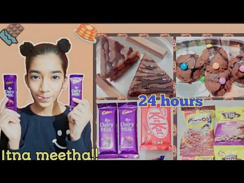 I_only_ate_CHOCOLATE_FOOD_for_24_hours__{Ashita 10th Student}
