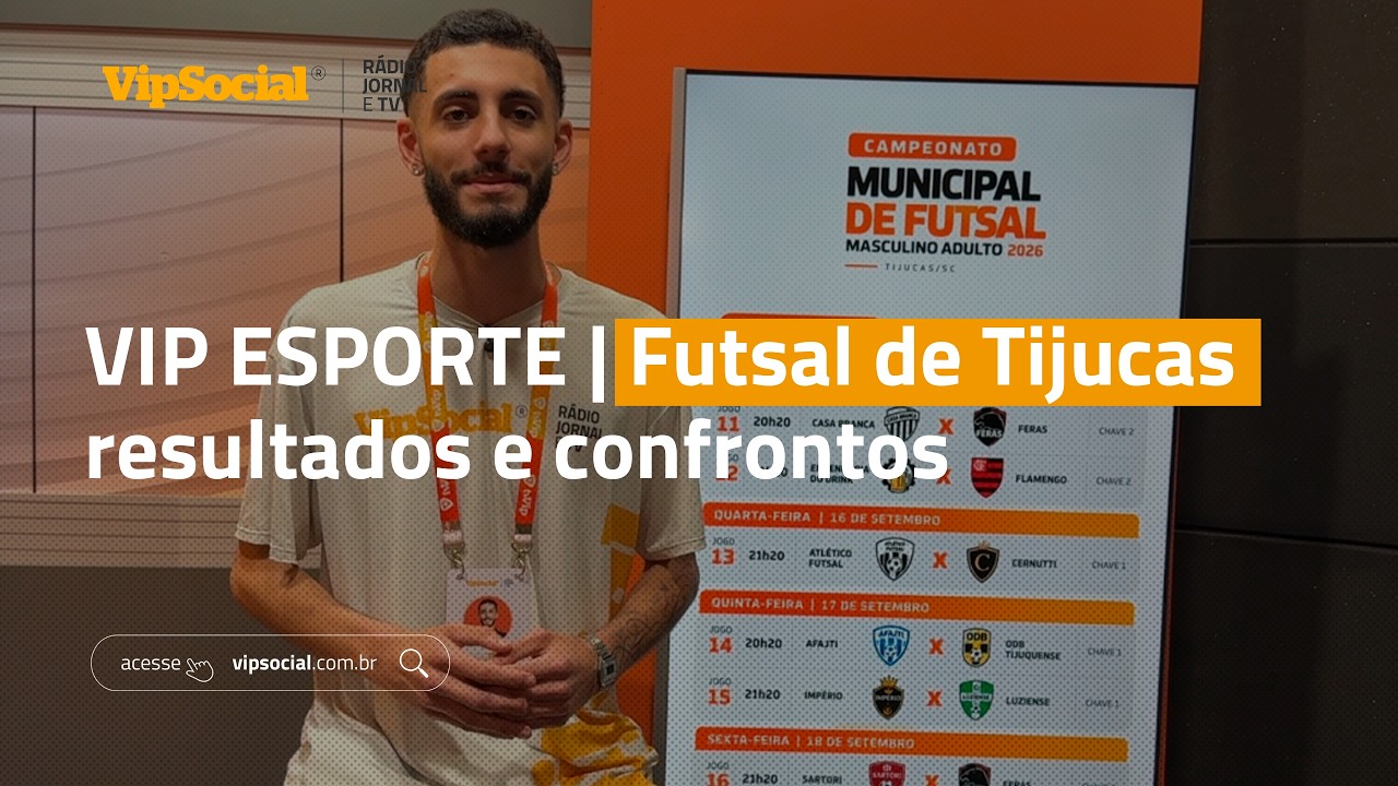 ESPORTE | Resultados e confrontos do Campeonato Municipal de Futsal de Tijucas