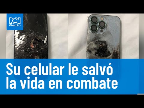 En Antioquia un soldado se salvó gracias a su celular