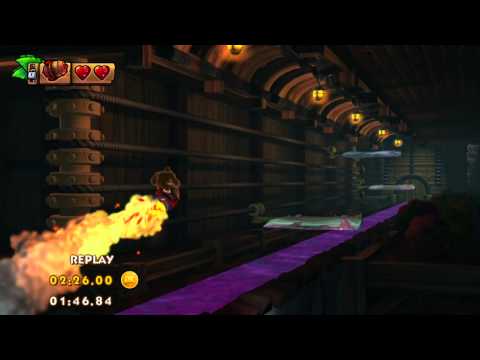 DKC Tropical Freeze: 5-2 Reckless Ride - 2:21.71 (Shiny Gold)