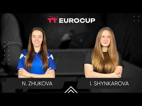 16:45 Nadiia Zhukova - Iryna Shynkarova 04.09.2025 TT Euro.Cup Women Ukraine Star. TABLE 4