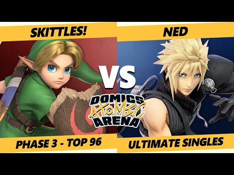 Domics Atomic Arena SSBU - SKITTLES!! (Young Link) Vs. Ned (Cloud, Chrom) Ultimate Top 96 Winners