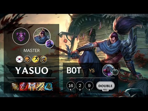Yasuo Bot vs Varus - KR Master Patch 10.11