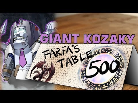 Table 500 #98 Giant Kozaky "I don't know how he fit TWO FTK's in his deck"