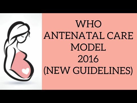 WHO NEW ANC MODEL 2016