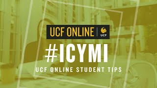 UCF Online #ICYMI | Episode 1