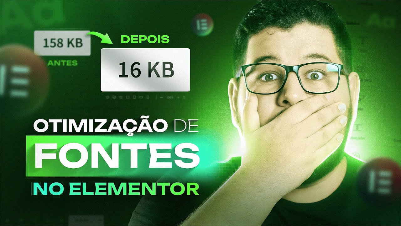 A maneira CORRETA de OTIMIZAR FONTES no Elementor