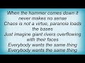 Scissor Sisters - Everybody Wants The Same Thing Lyrics