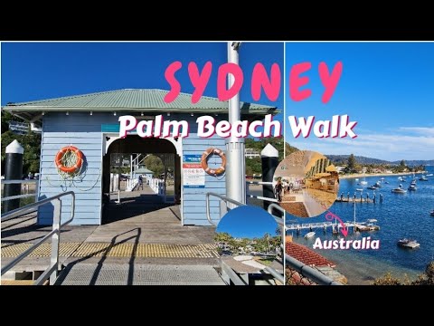 [4K] Palm Beach Sydney Walk, Australia.