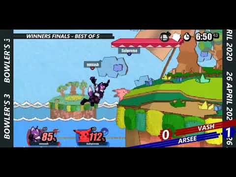 Vash (Fox) vs Arsee (Pikachu) - Winners Finals - Bowler's 3