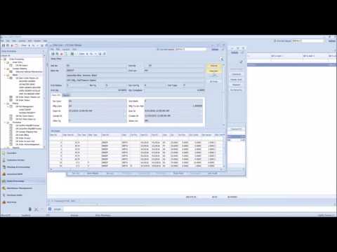 Macola Order Management: Agility OE Open Order Master Grid