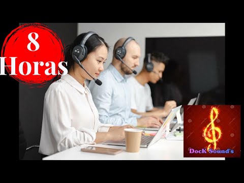 Som de Escritório 8: Horas Ambiente para Trabalhar - Call Center Sounds Ambience -  Home Office