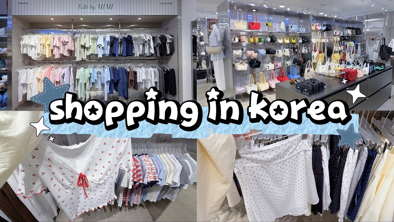 shopping in korea vlog 🇰🇷 summer fashion haul 🛍️ Pinterest style outfits 