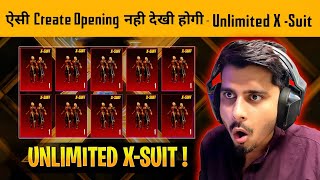 World Record Crate opening of New Ignis X-Suit in BGMI 🔥 Unlimited X-suit Glitch - BGMI New Update