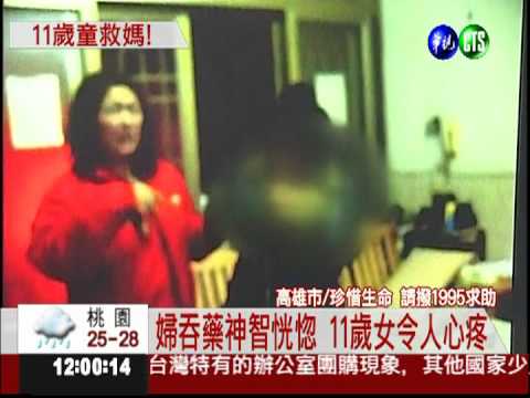 想不開吞藥! 11歲女童機警救母