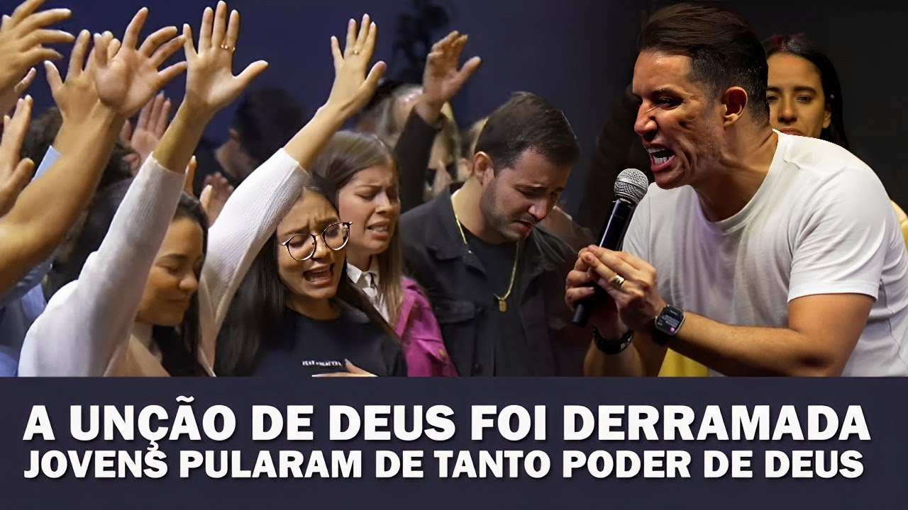 Pr. Gilmar Fiuza : Prega com autoridade e a unção de Deus desce sobre a igreja.