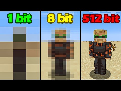 PewDiePie 1 bit 2 bit 4 bit 8 bit 16 bit 32 bit 64 bit 128 bits 256 bit 512 bit