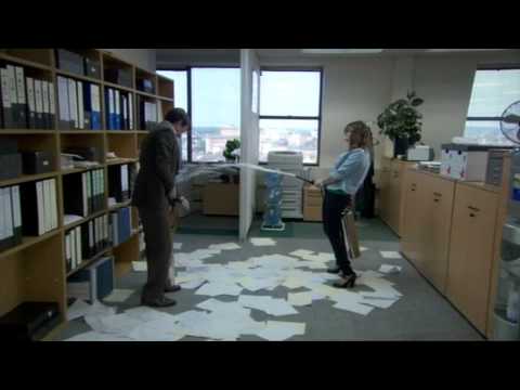 Jez and Mark Trash the JLB Office - Peep Show