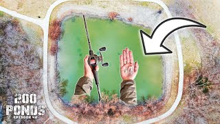 Fishing A TINY Pond With TINY Lures! ("200 Ponds" Ep. 42)