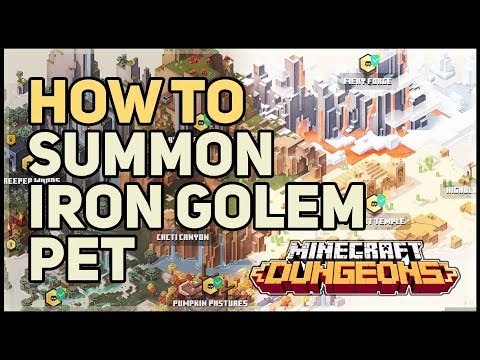 WoW Quests - How to Summon Iron Golem Minecraft Dungeons Golem Kit