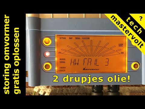 Mastervolt XS2000 XS3200, XS4300 error HW FAIL0 FAIL3 HI TEMP