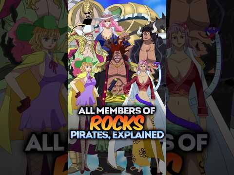 All 17 members of the Rocks Pirates in One Piece, explained #onepiece