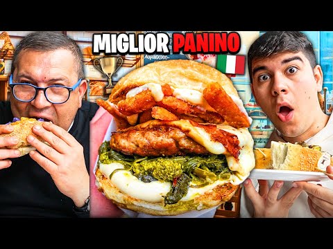 🍔 Mangiamo IL PANINO PIÙ BUONO D'ITALIA!! Primo Posto in Italia 🇮🇹