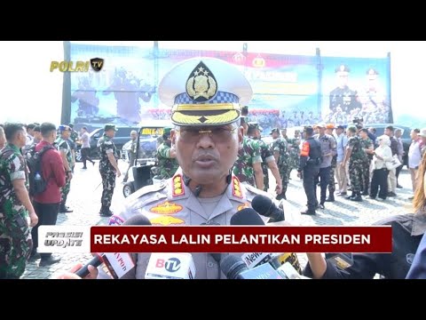 PRESISI UPDATE :  REKAYASA LALIN PELANTIKAN PRESIDEN TERPILIH 2024 18/10/2024 18.00