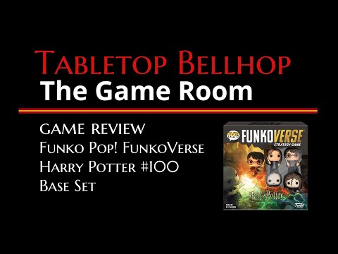 Funko Pop! FunkoVerse Harry Potter Strategy Game #100 Base Set Board Game Review Featuring Mini Pops