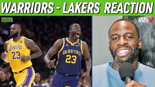 Draymond Green reacts to Warriors-Lakers win, Steph Curry & Klay Thompson lights out shooting