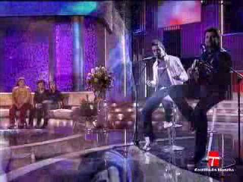 Tal como somos: Actuación de Sergio Contreras y Felipe Conde (18-03-2009)