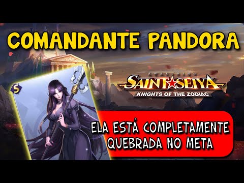 REVIEW E GAMEPLAY COMENTADA DA BUILD MAIS FORTE PARA A COMANDANTE PANDORA - SAINT SEIYA AWAKENING