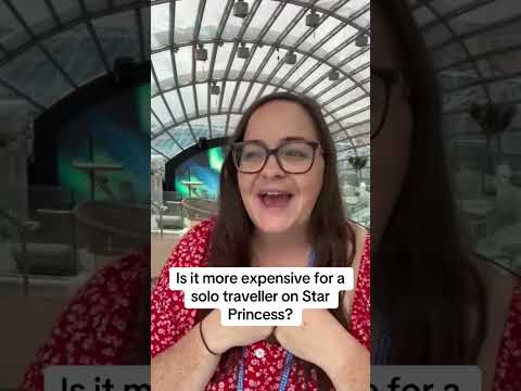 Thumbnail for Is it more expensive for a solo traveller on Star Princess? #cruise #starprincess #travel