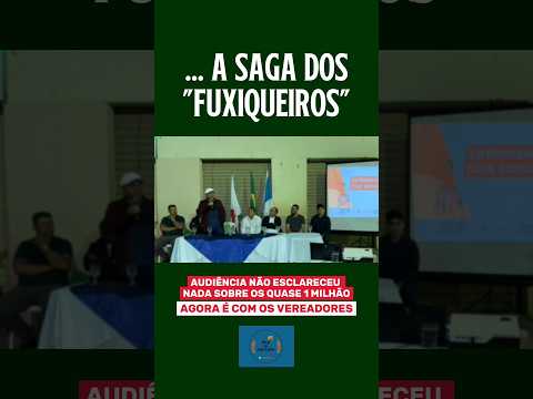 Audiência Pública não respondeu a pergunta: Onde foi investido os quase 1 milhão?