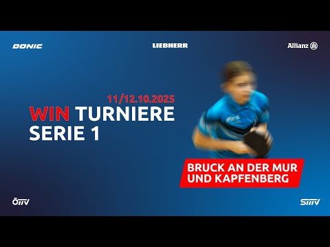 WIN-Turniere Serie 1 männlich Tag 2 Stream 1