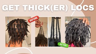How To Get Thicker Locs | Starter Loc Tips