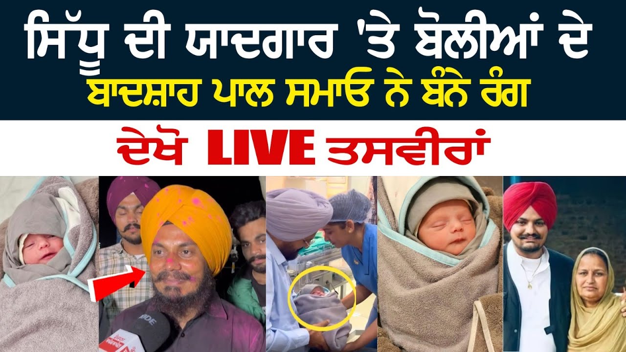 Sidhu Moosewala ਦੀ ਯਾਦਗਾਰ 'ਤੇ ਬੋਲੀਆਂ ਦੇ ਬਾਦਸ਼ਾਹ ਪਾਲ ਸਮਾਓ ਨੇ ਬੰਨੇ ਰੰਗ, ਦੇਖੋ Live ਤਸਵੀਰਾਂ Sidhu Moosewala ਦੀ ਯਾਦਗਾਰ 'ਤੇ ਬੋਲੀਆਂ ਦੇ ਬਾਦਸ਼ਾਹ ਪਾਲ ਸਮਾਓ ਨੇ ਬੰਨੇ ਰੰਗ, ਦੇਖੋ Live ਤਸਵੀਰਾਂ