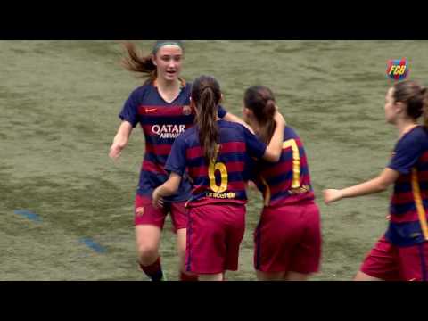 FCB Masia: El Femení infantil-aleví campiones del Campionat de Catalunya