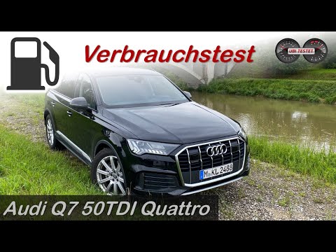 Was verbraucht der neue Audi Q7 im Alltag?! Audi Q7 50 TDI Quattro - Verbrauchstest - Review - Test