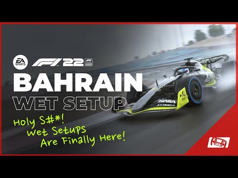 F1 22 Bahrain Wet Setup - Wet Weather Race Setup!