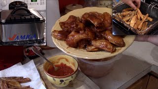 WINGS! With an Amiga Deep fryer!
