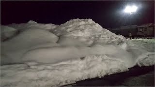 【大雪】令和3年1月13日夜、富山。【記録】