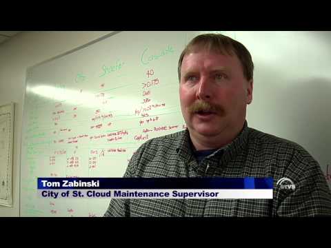 St. Cloud's Streets Completely Coated with Ice