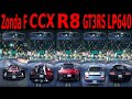 NFS Carbon Zonda F VS CCX VS R8 VS 911 GT3 RS VS Murciélago LP 640 Checkpoint Race